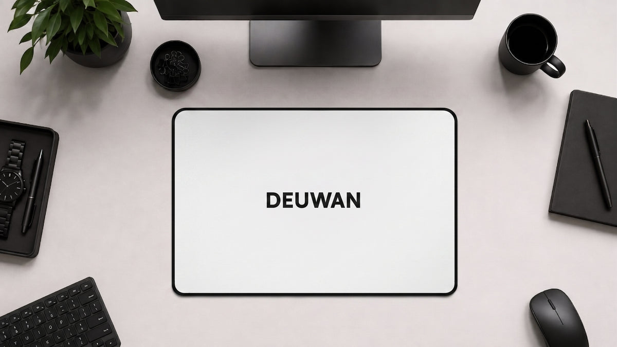 DEUWAN Workspace 1.0.0 Desk Mat White