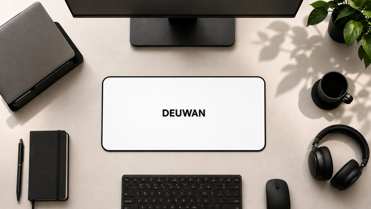 DEUWAN Workspace 1.0.0 Desk Mat White
