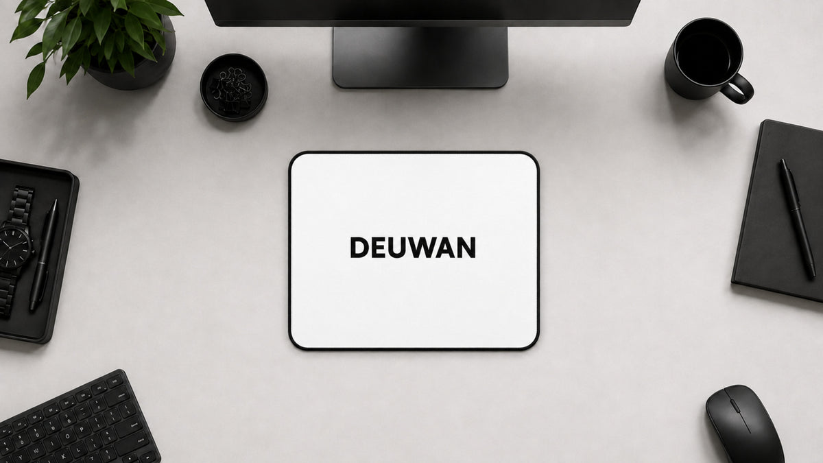 DEUWAN Workspace 1.0.0 Mouse Pad White