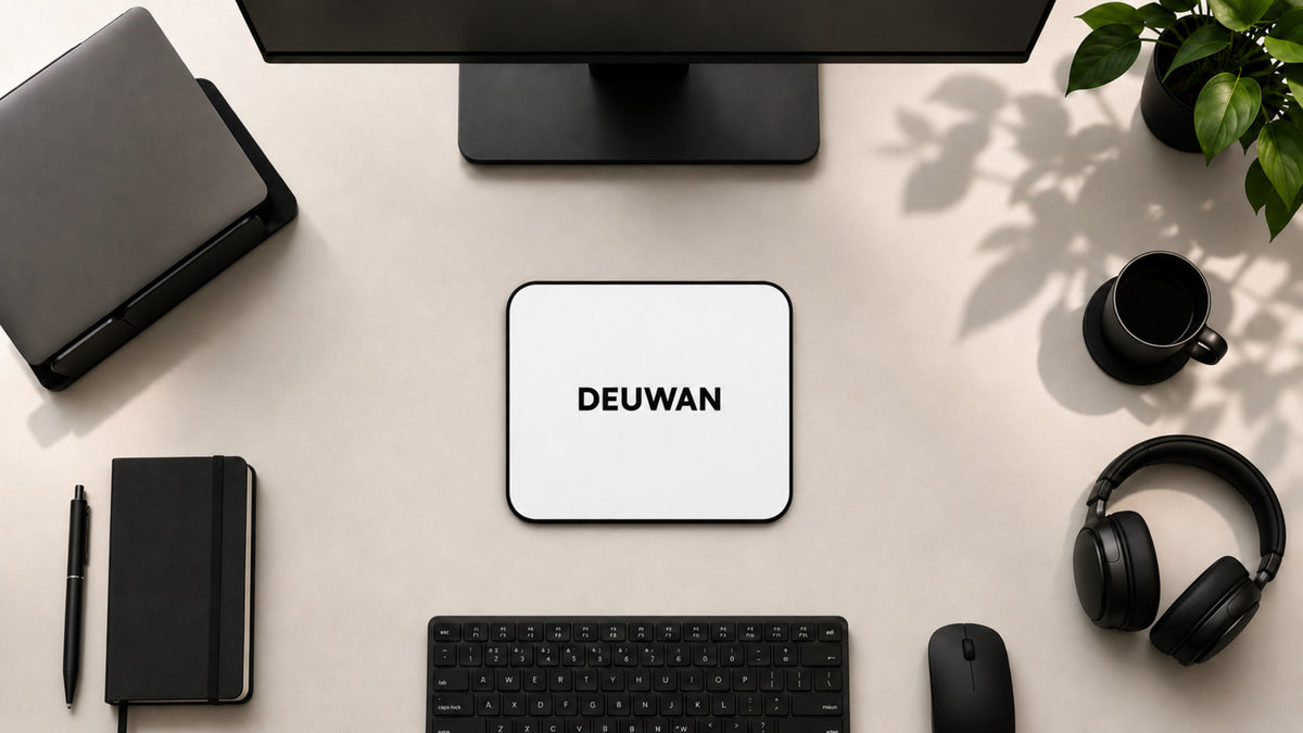 DEUWAN Workspace 1.0.0 Mouse Pad White