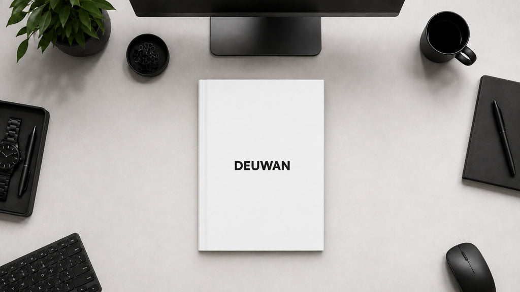 DEUWAN Workspace 1.0.0 Hardcover Journal White