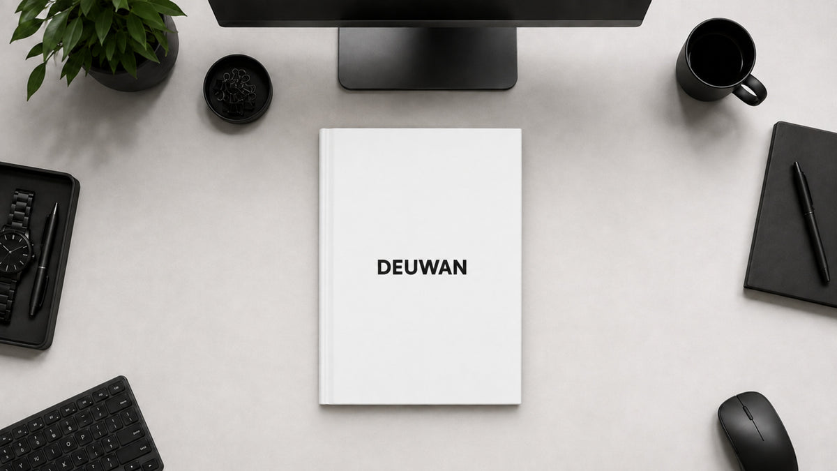 DEUWAN Workspace 1.0.0 Hardcover Journal White