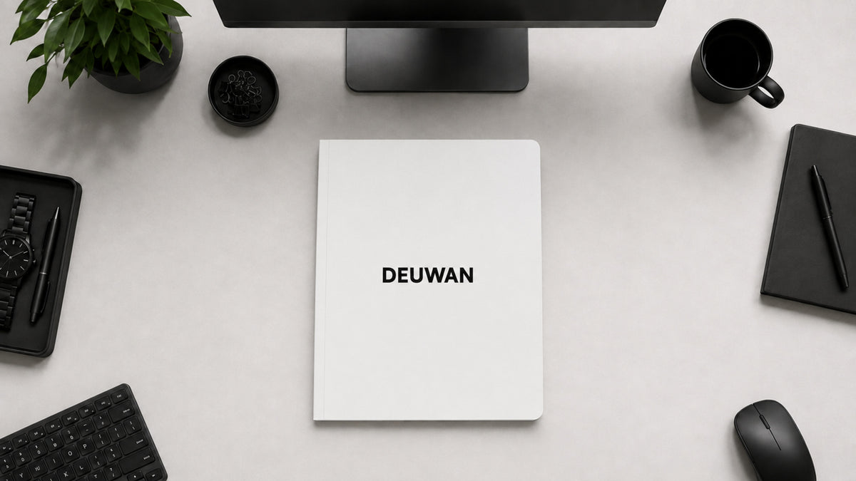 DEUWAN Workspace 1.0.0 Softcover Journal White