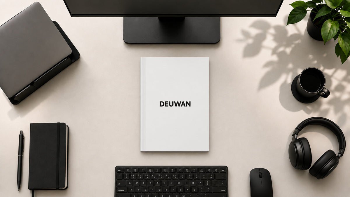 DEUWAN Workspace 1.0.0 Hardcover Journal White
